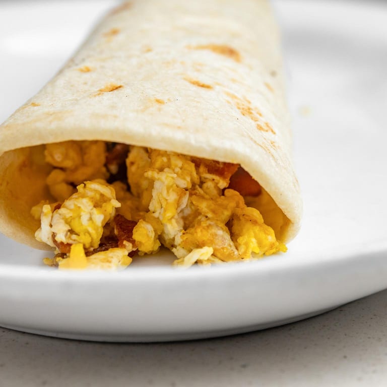 Delicious Breakfast Burrito