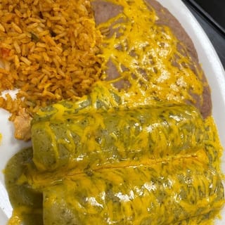 Green Chicken Enchiladas